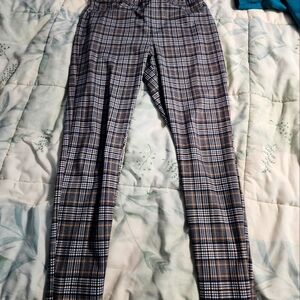 Stylish Plaid Trousers